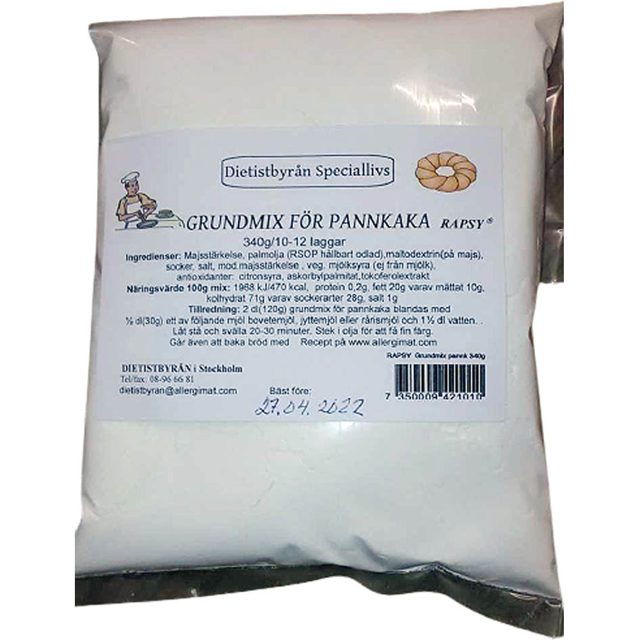 Rapsy Grundmix för pannkaka 340g LP