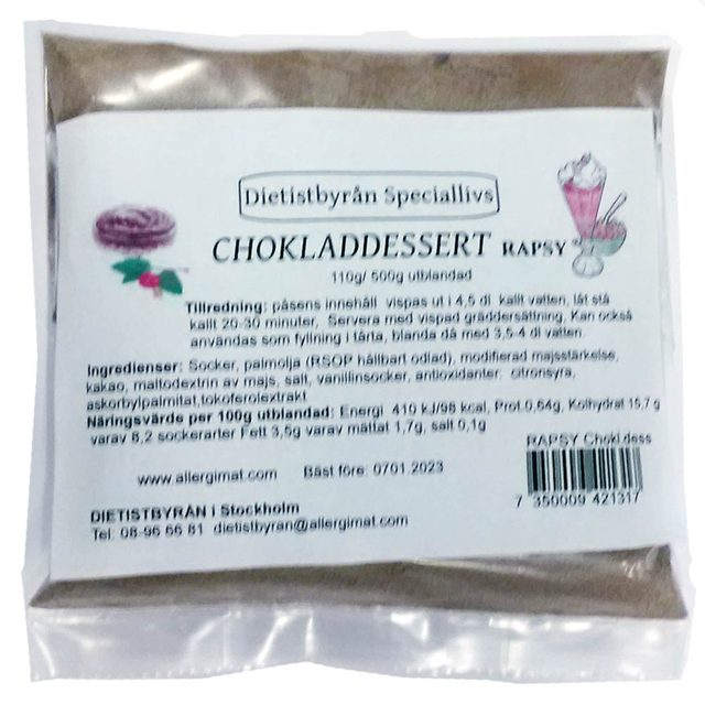 RAPSY Chokladdessert (chokladpudding) LP