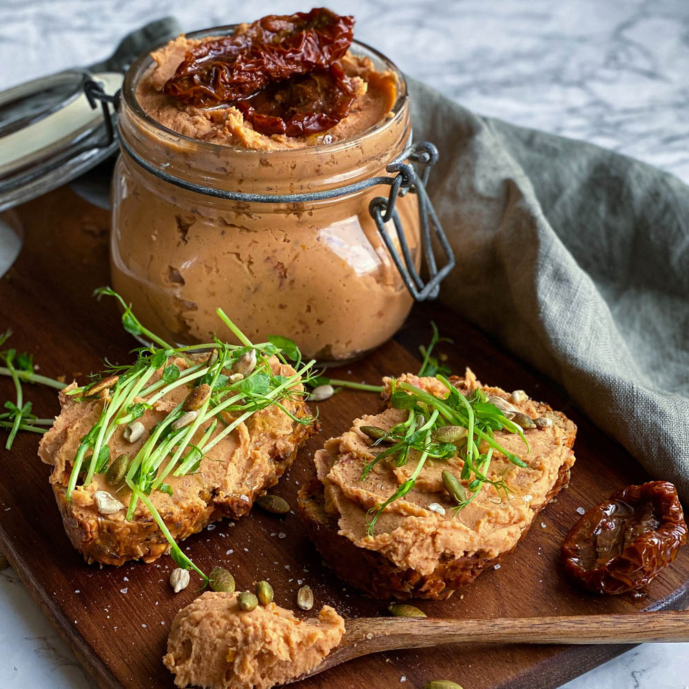 Recept på Bönröra med soltorkade tomater