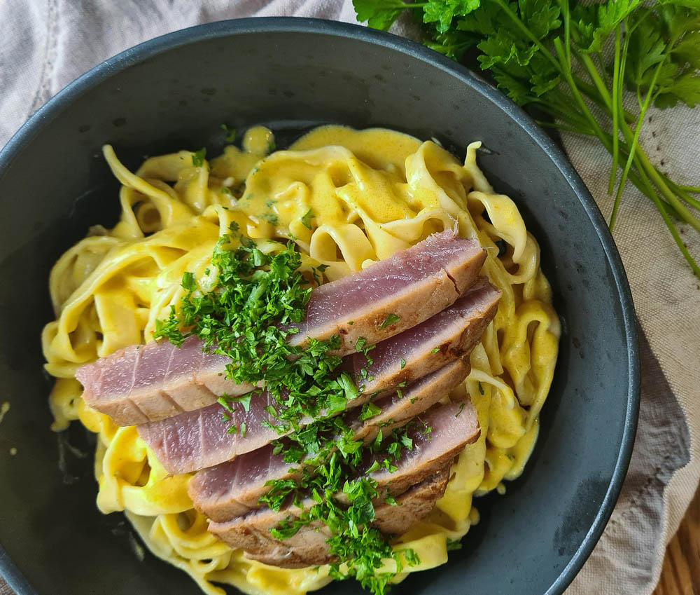 Recept på Halstrad tonfisk