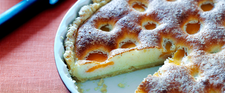 Recept på Glutenfri aprikospaj