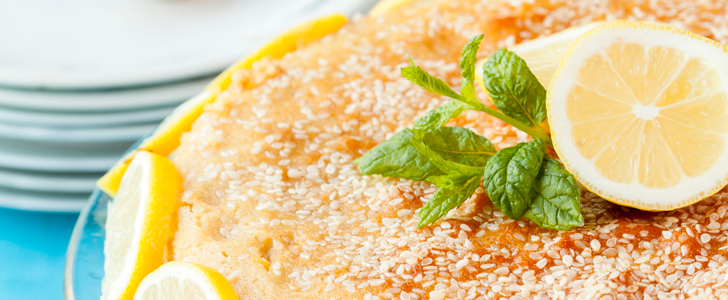 Recept på Citronkaka med sesamfrön