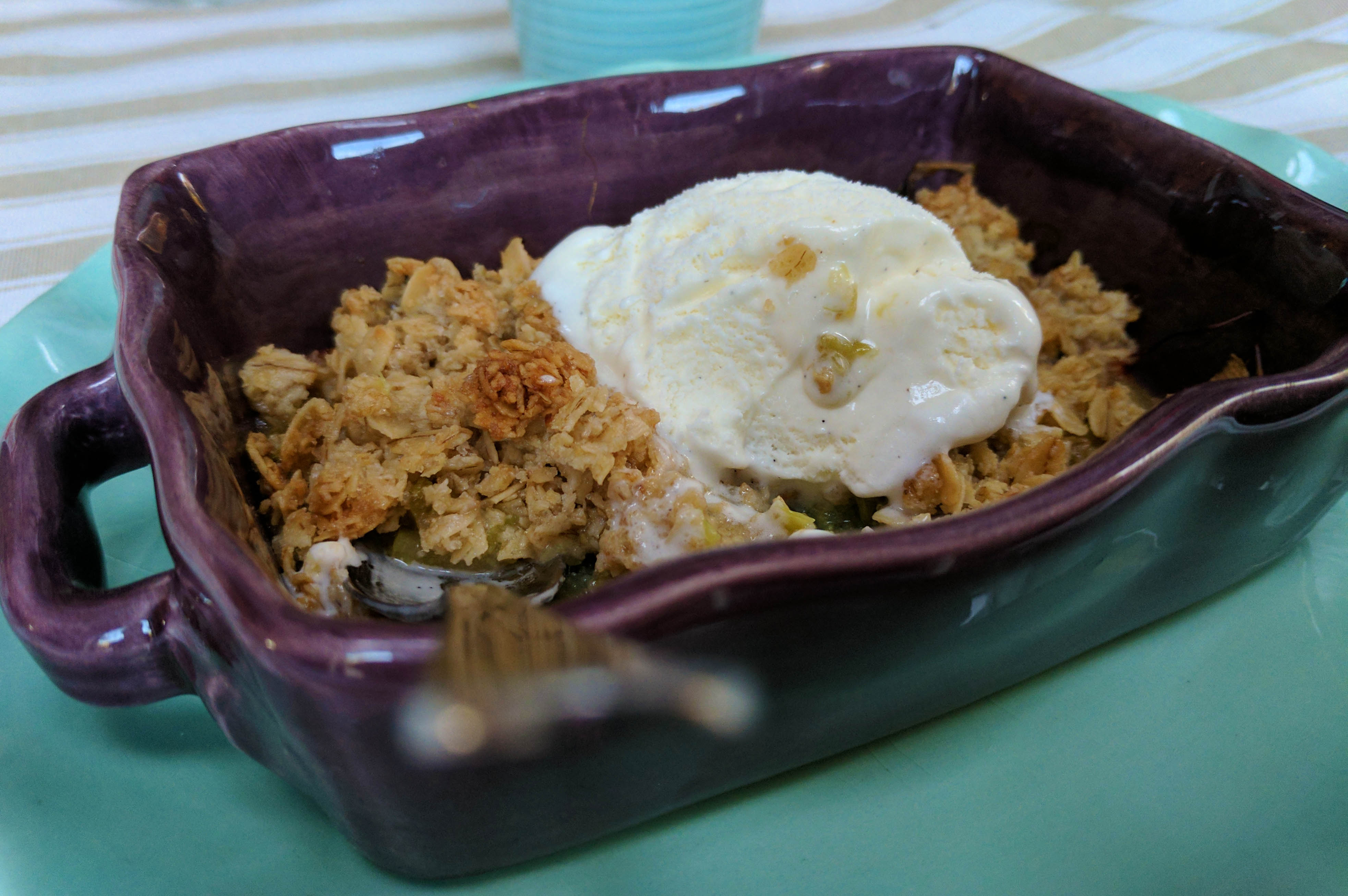 Recept på Glutenfri rabarberpaj