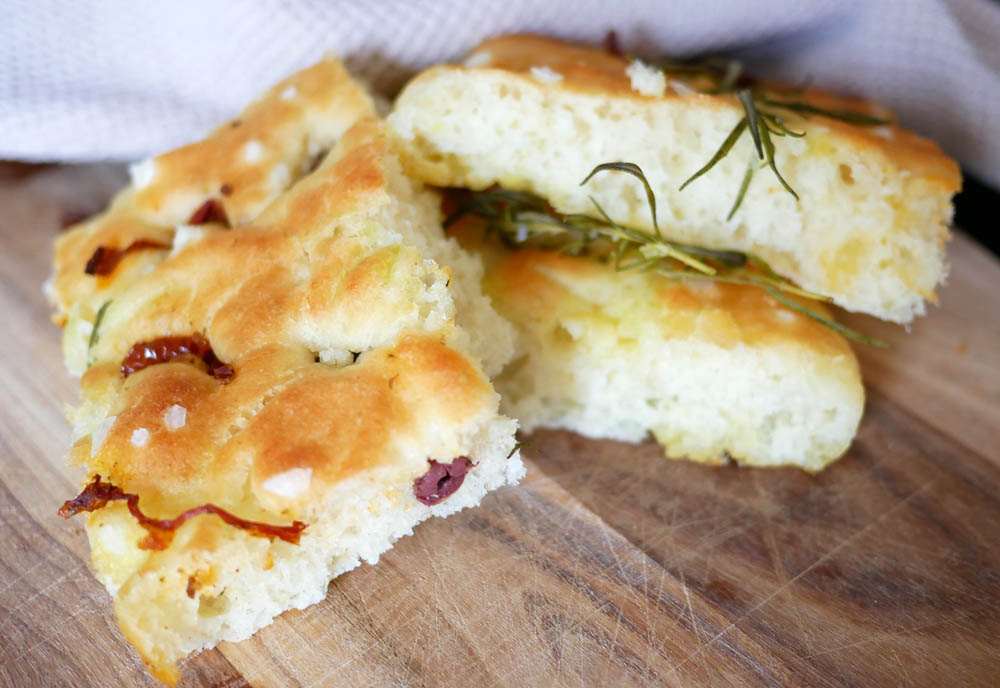 Recept på Glutenfri focaccia