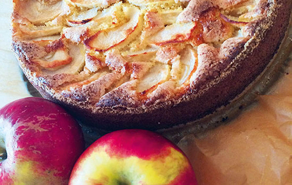 Recept på Glutenfri Äppelkaka