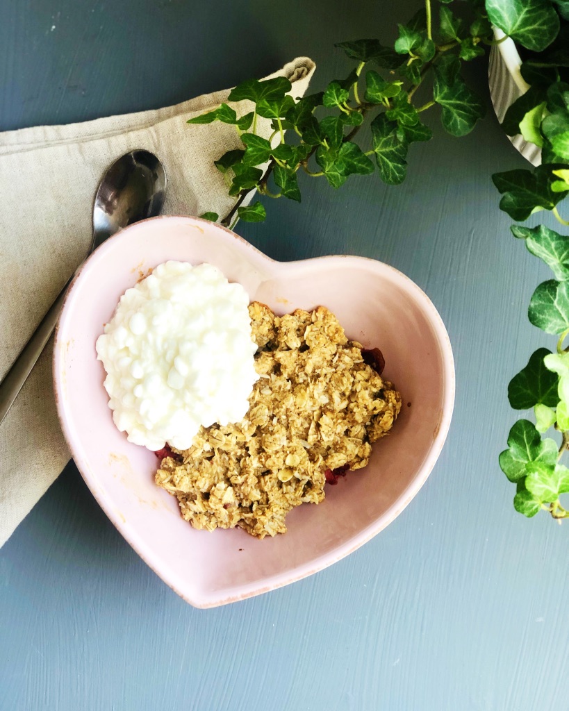 Recept på Hallon frukostpaj