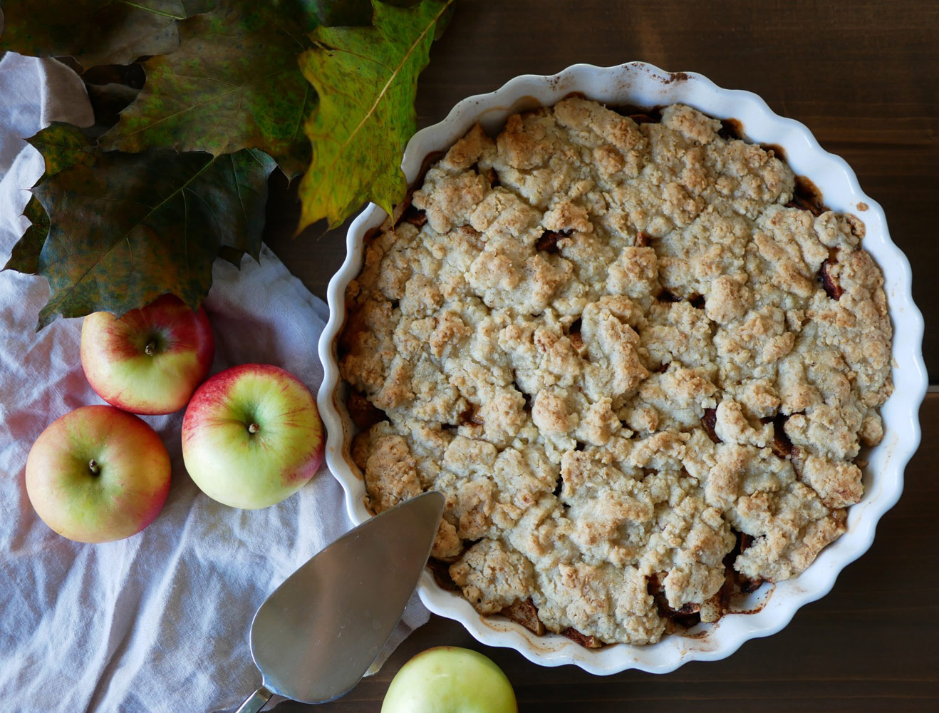 Recept på Höstig äppelpaj