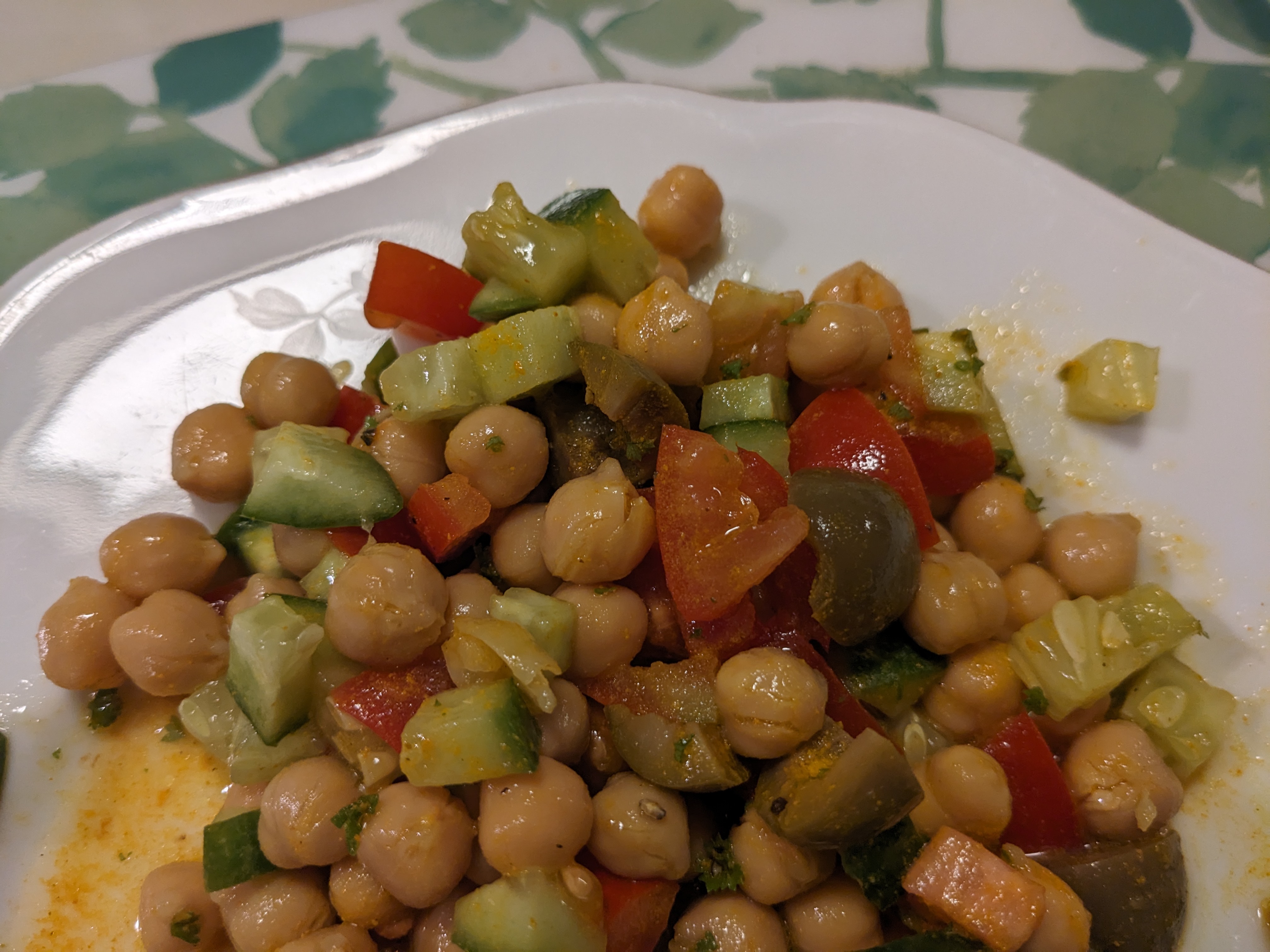 Recept på Kikärtssallad