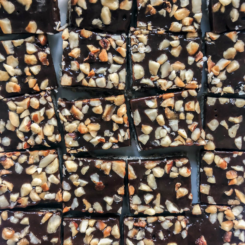 Recept på Kokoshavrebitar med Choklad och Kaffe