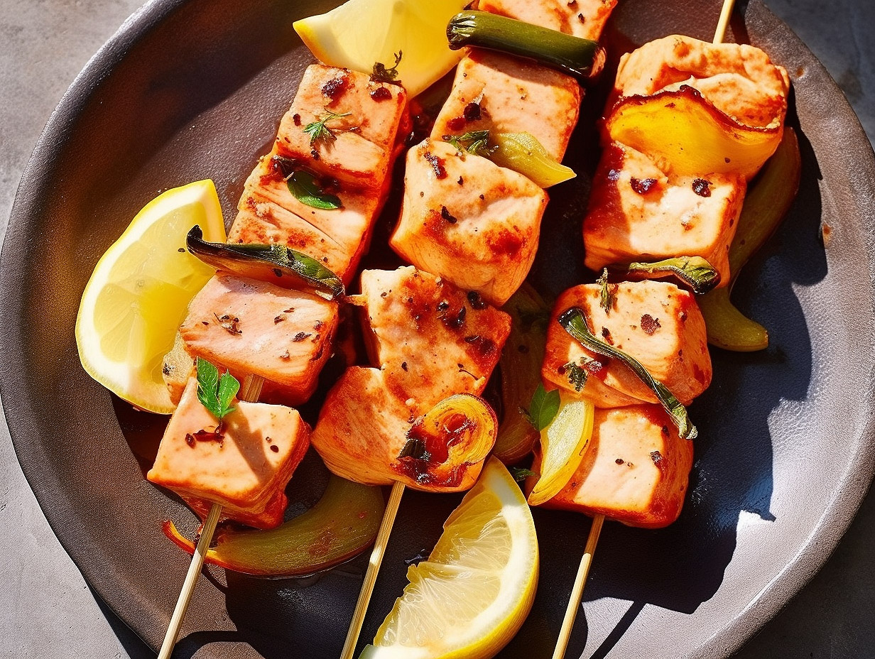 Recept på Laxspett med citron