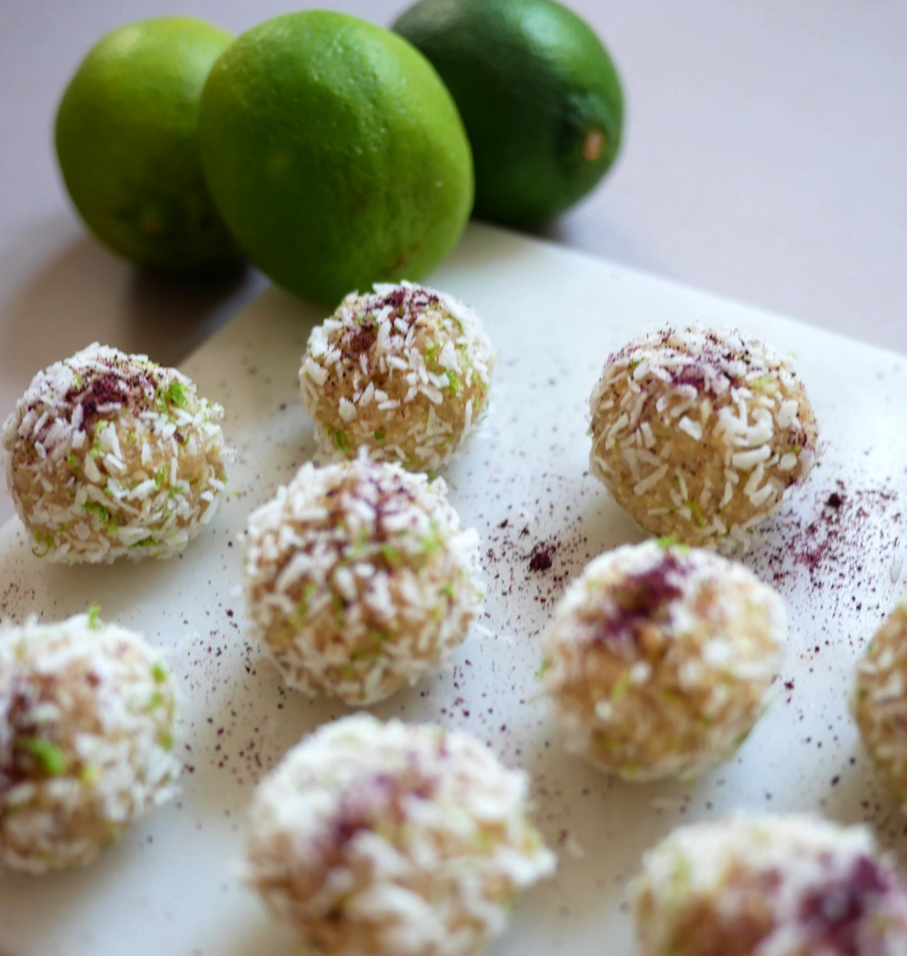 Recept på Limebollar raw