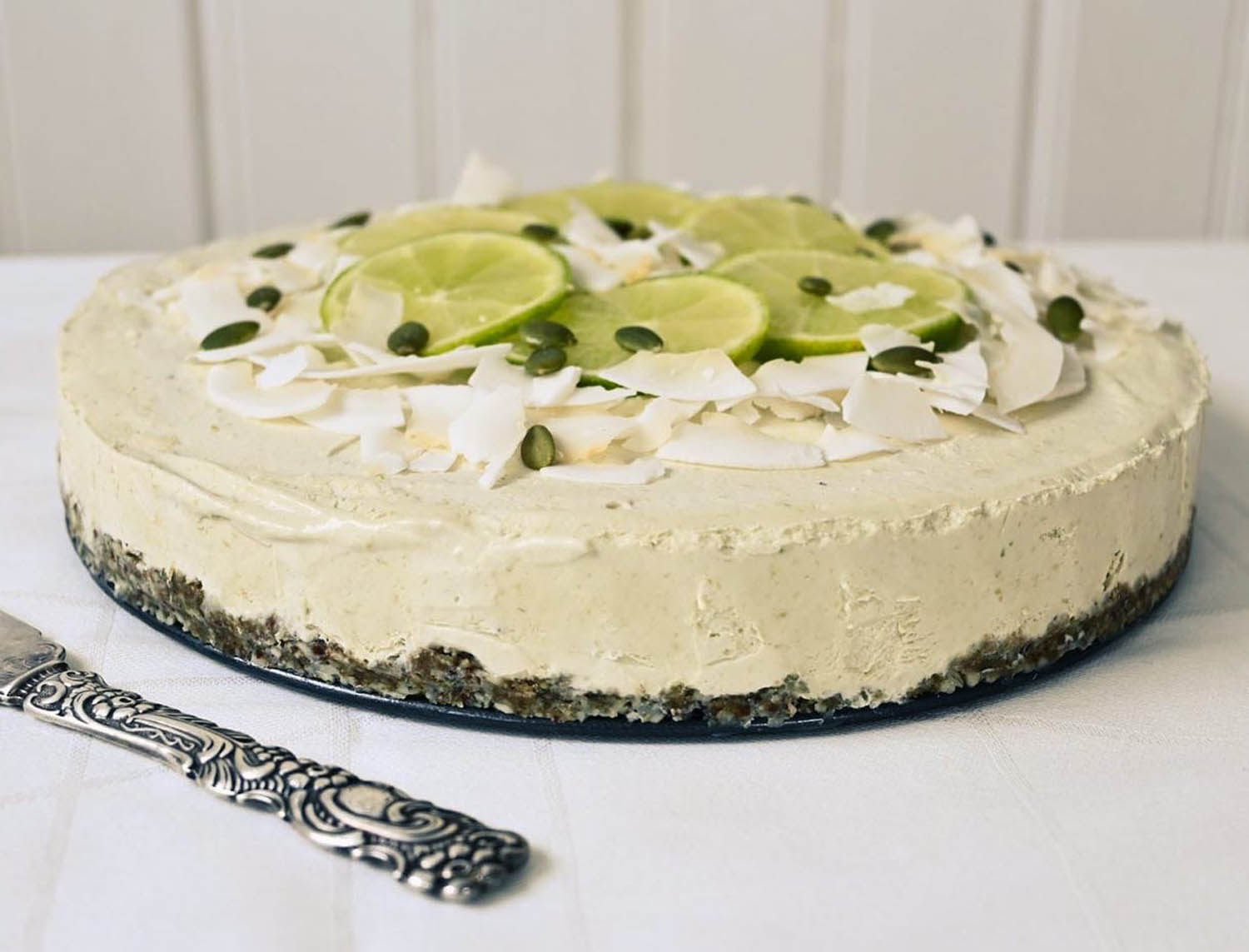 Recept på No bake key lime pie