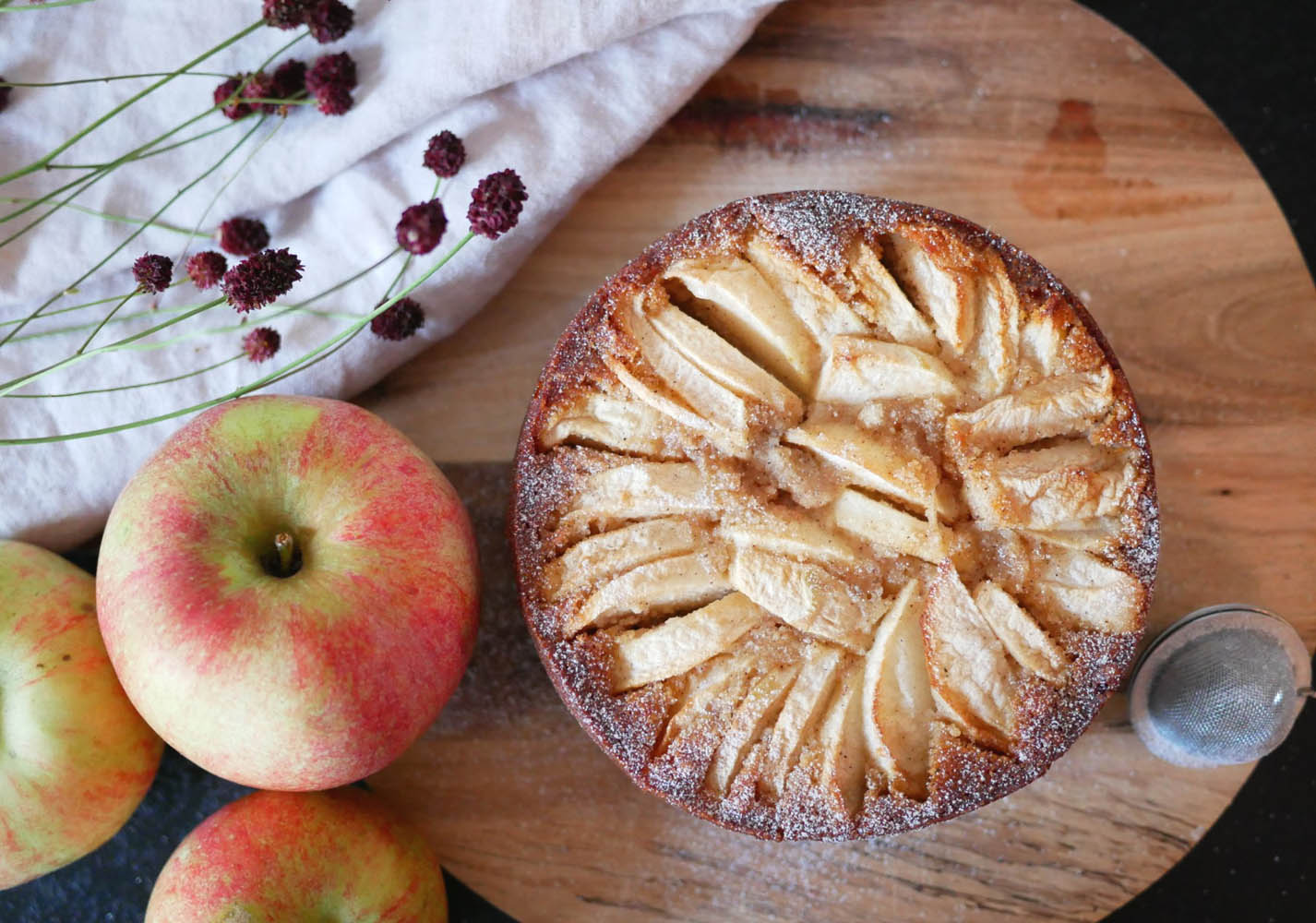 Recept på Äppelkladdkaka