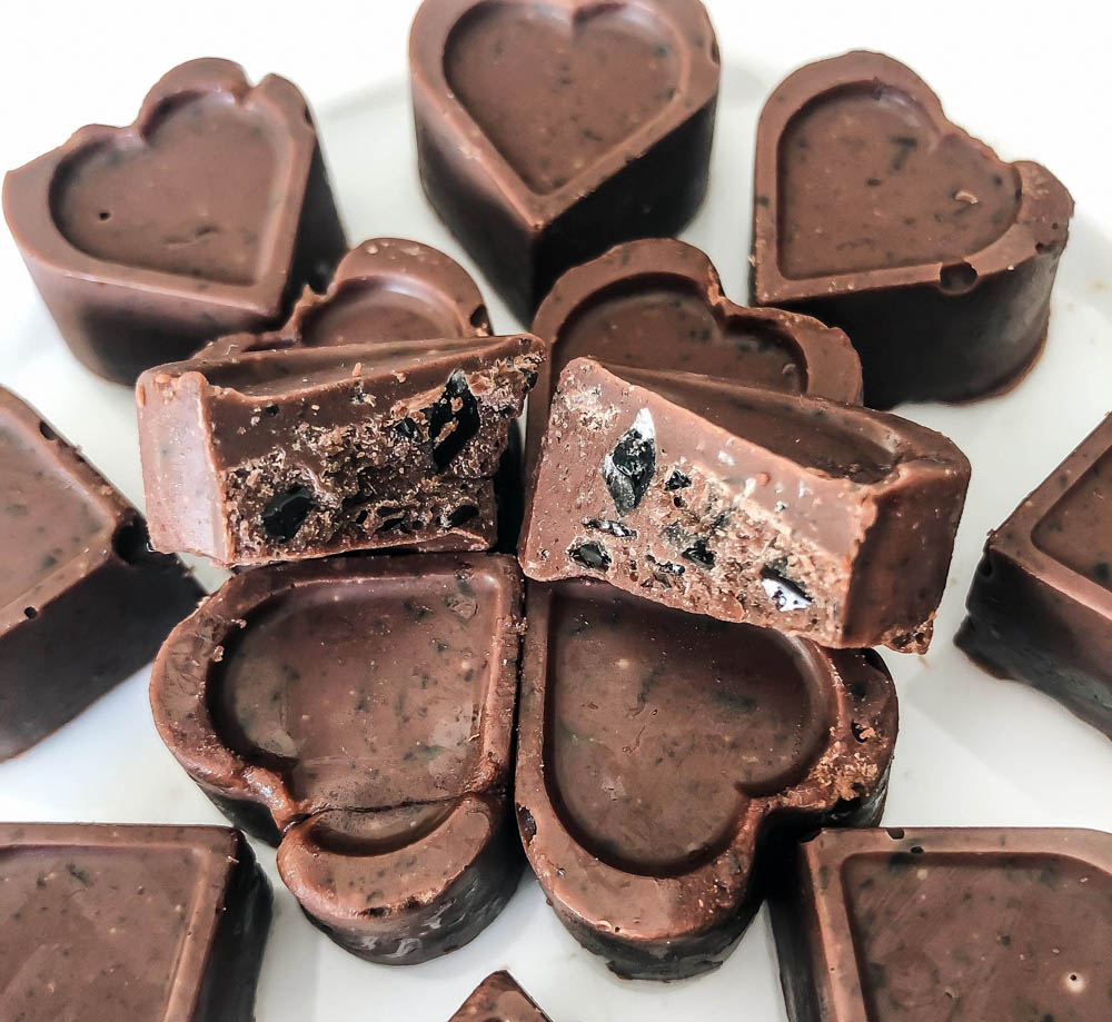 Recept på Praliner med godiscrunch 🍫🍬😋