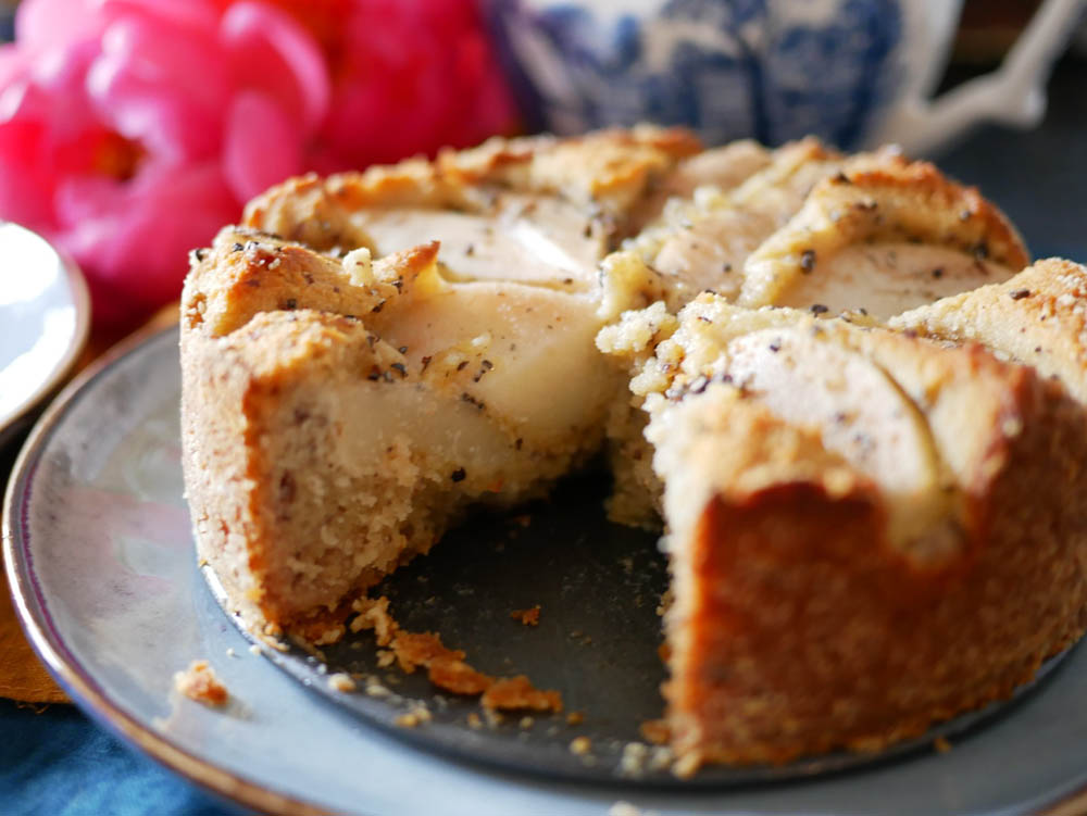 Recept på Päronkladdkaka med kardemumma