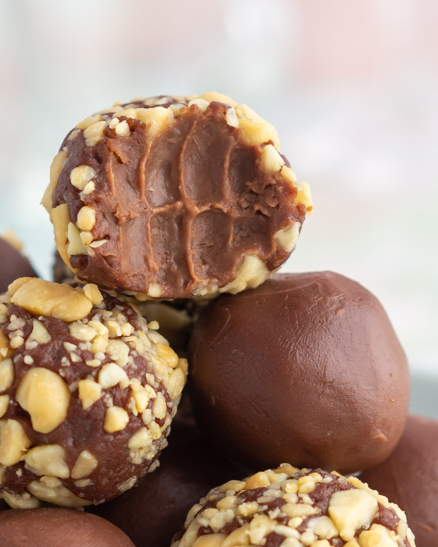 Recept på Snickersbollar på bönor