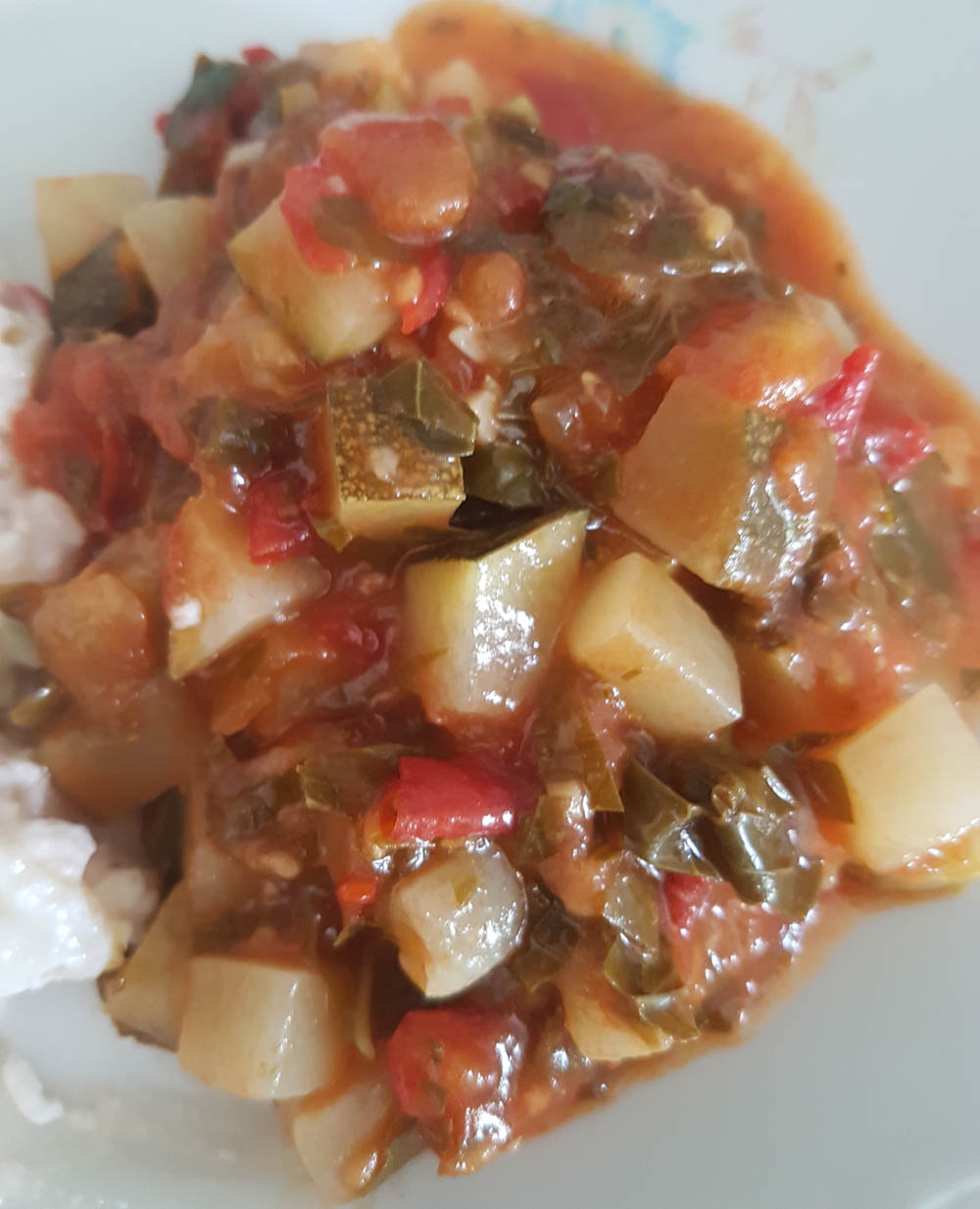 Recept på Tomat och zucchiniröra