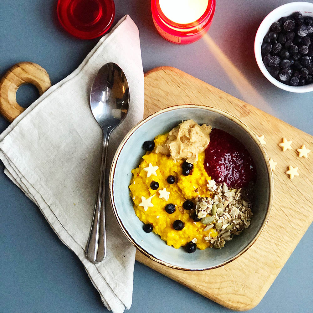 Recept på Vanilj och saffransgröt