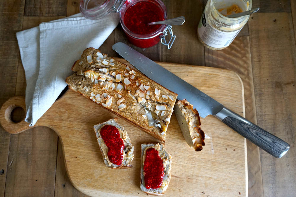 Recept på Veganskt superenkelt bananbröd