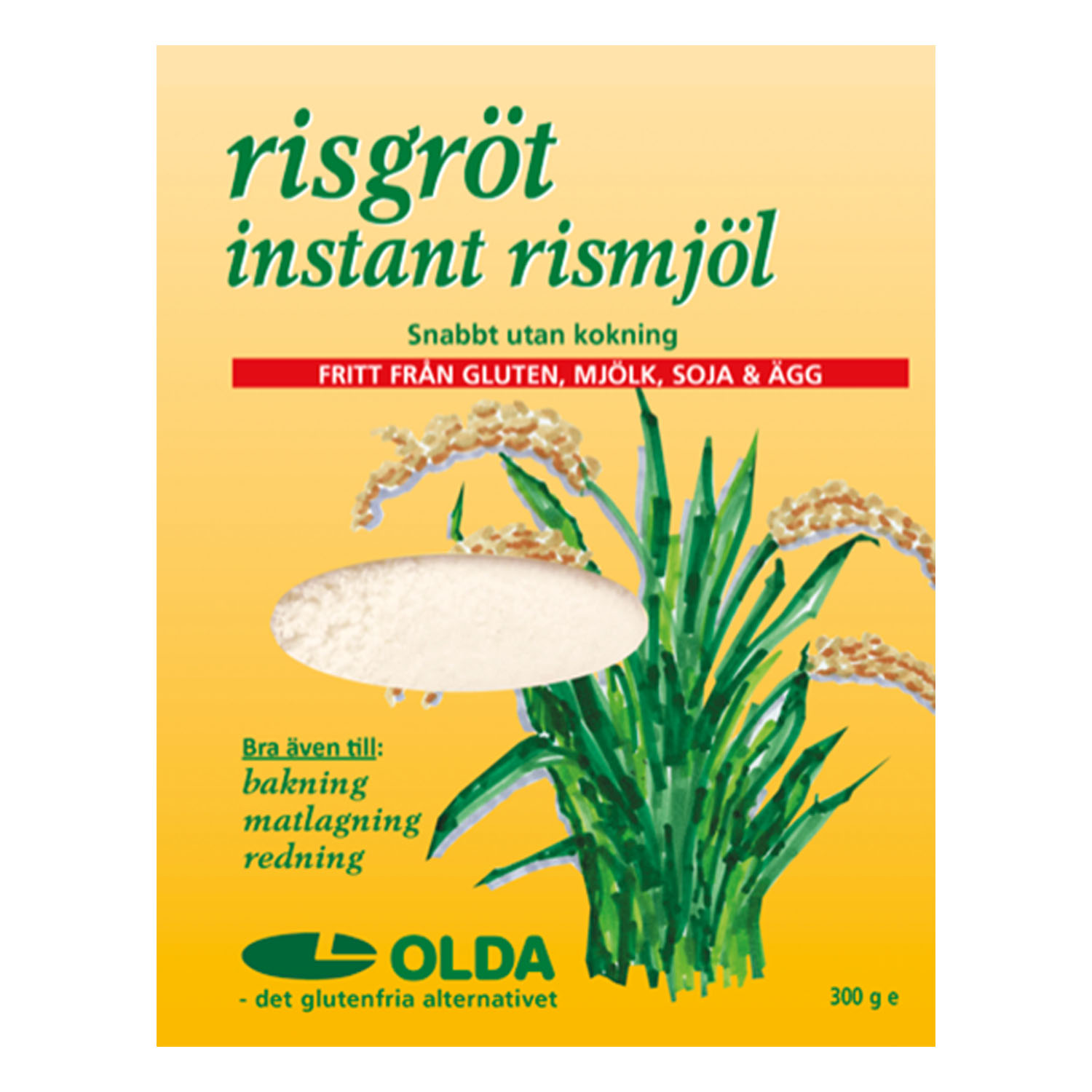 Oldana Risgröt / rismjöl instant för 52,00 kr