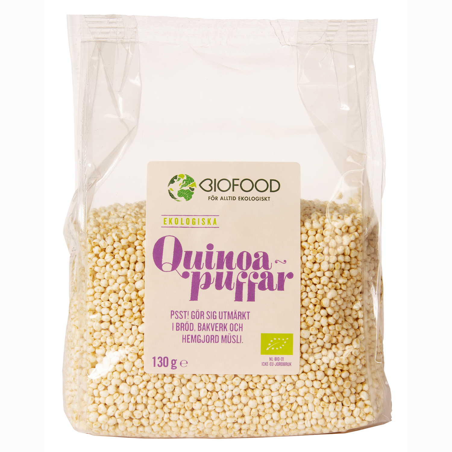 Biofood Quinoapuffar EKO för 71,00 kr