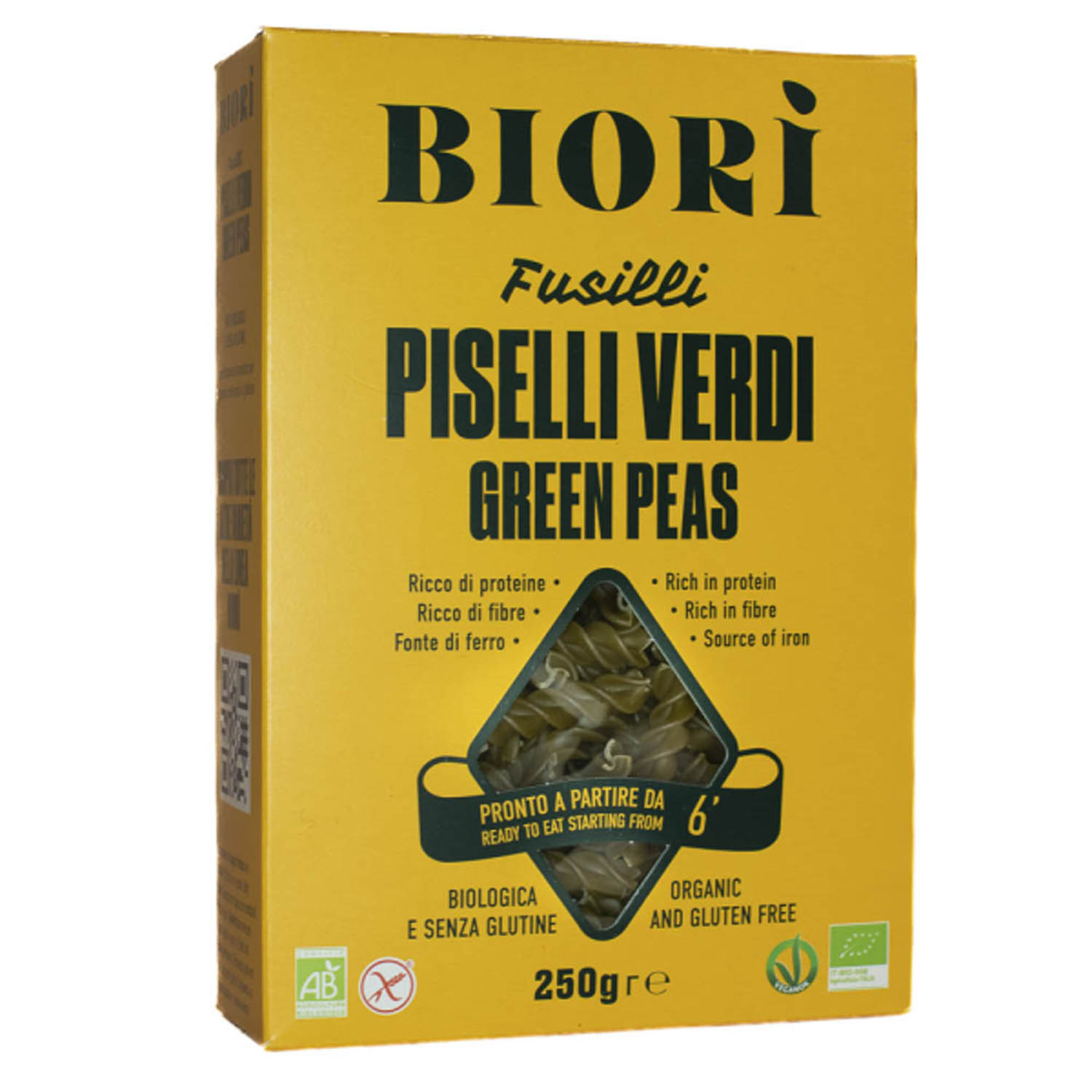 Biori grönärtsfusilli EKO  för 44,00 kr