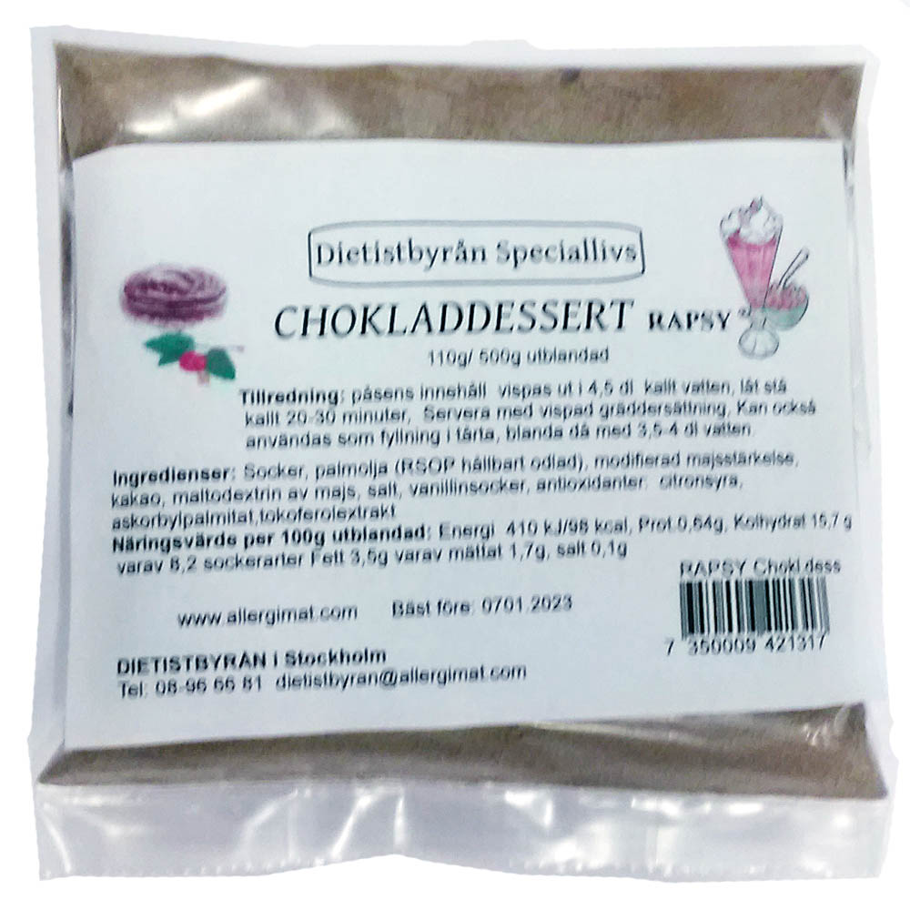 RAPSY Chokladdessert (chokladpudding)  LP för 36,00 kr